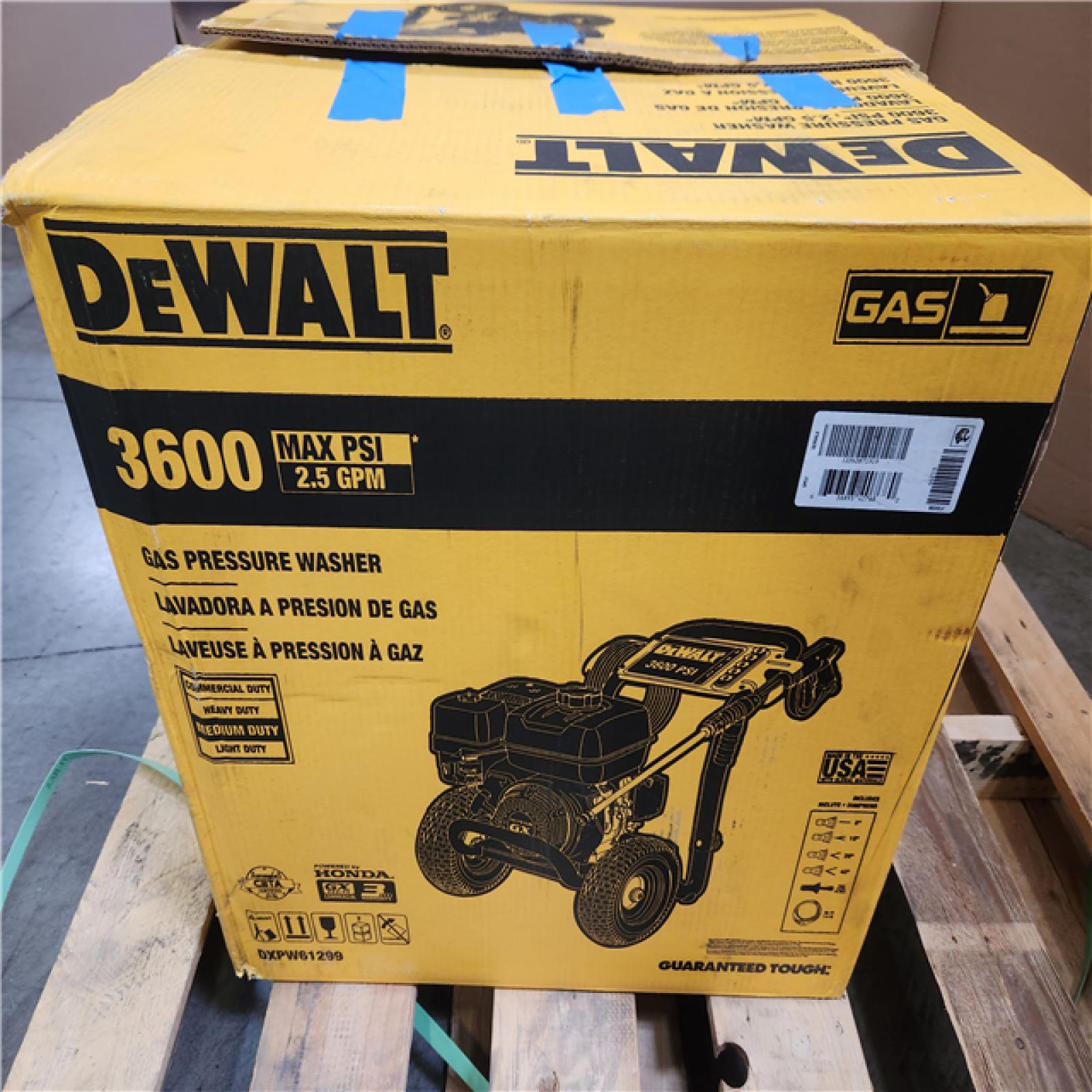 Phoenix DEWALT 3600 PSI 2.5 GPM Gas Pressure Washer with Honda GX200 Engine  Heavy-Duty Commercial Cold Water Power Cleaner