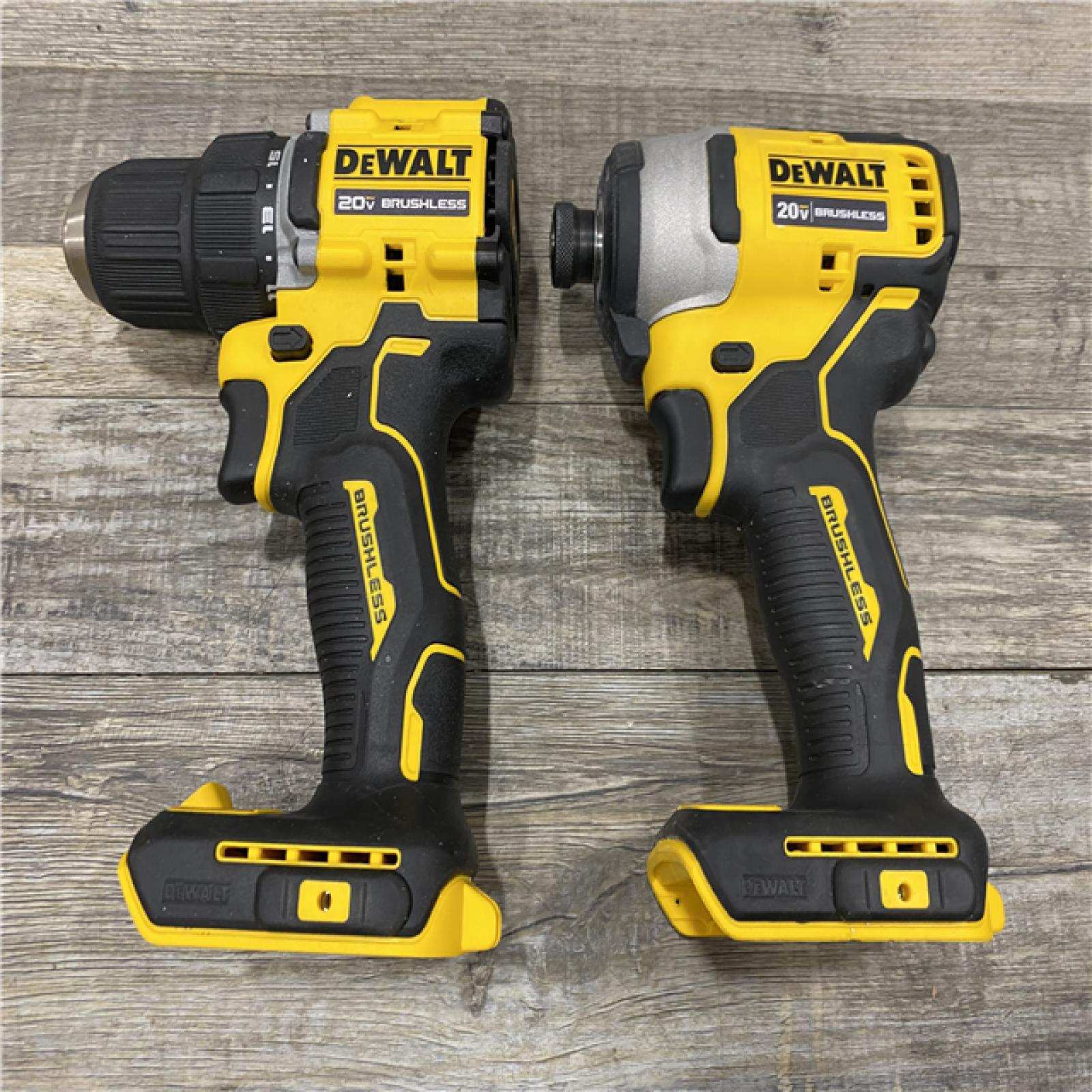 AS-IS DEWALT ATOMIC 20-Volt MAX Lithium-Ion Cordless Combo (2-Tool) Kit