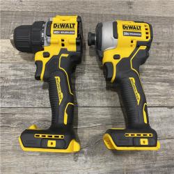 AS-IS DEWALT ATOMIC 20-Volt MAX Lithium-Ion Cordless Combo (2-Tool) Kit