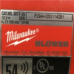 AS-IS Milwaukee FUEL 120 MPH 500 CFM 18V Lithium-Ion Brushless Cordless Handheld Blower (Tool-Only)