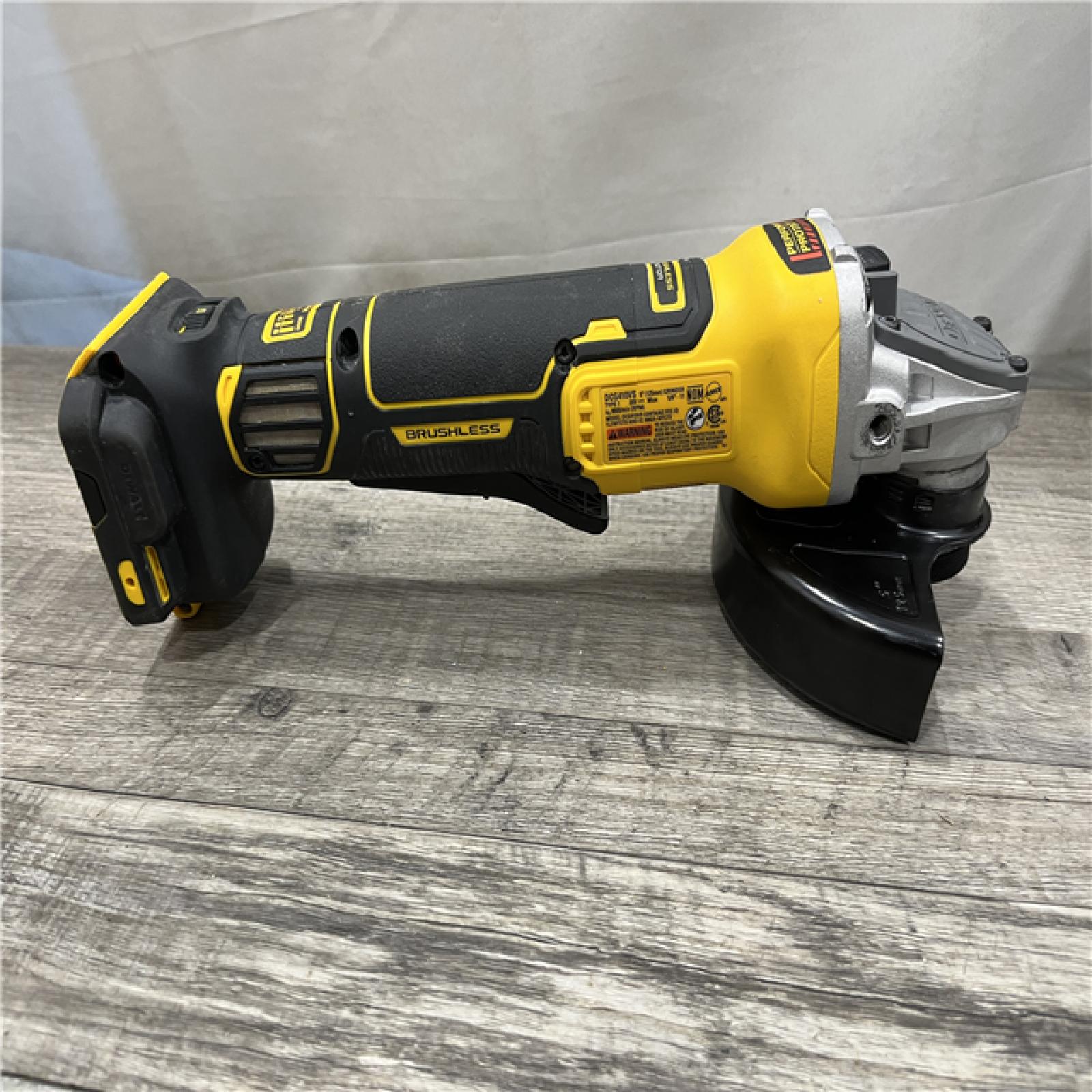 AS-IS DEWALT 20V XR Cordless 4-1/2. in. to 5 in. Variable Speed Angle Grinder (Tool Only)
