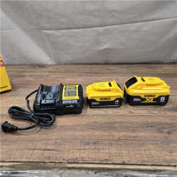 AS-IS NEW DEWALT 20V MAX Lithium-Ion 6.0Ah and 4.0Ah Battery and Charger Starter Kit