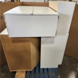 Phoenix Mixed Hampton Bay Designer Series Edgeley Assembled Kitchen Cabinets in White (4-Cabinets)