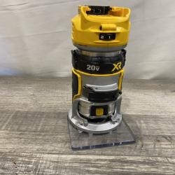 AS-IS DEWALT 20V MAX XR Cordless Brushless Fixed Base Compact Router (Tool Only)