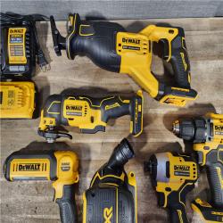 HOUSTON LOCATION - AS-IS DEWALT 20V Lithium-Ion Cordless 6-Tool Combo Kit
