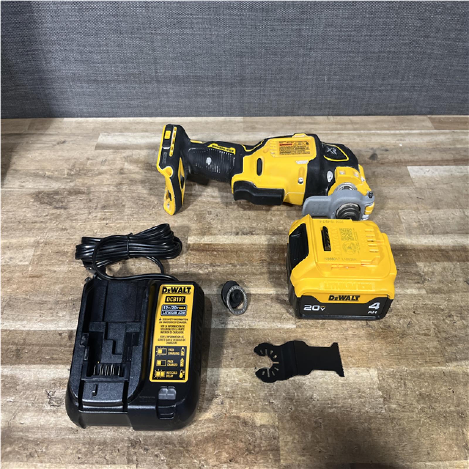 Houston Location AS-IS DeWalt XR Oscillating Multi Tool Kit and Battery with Charger