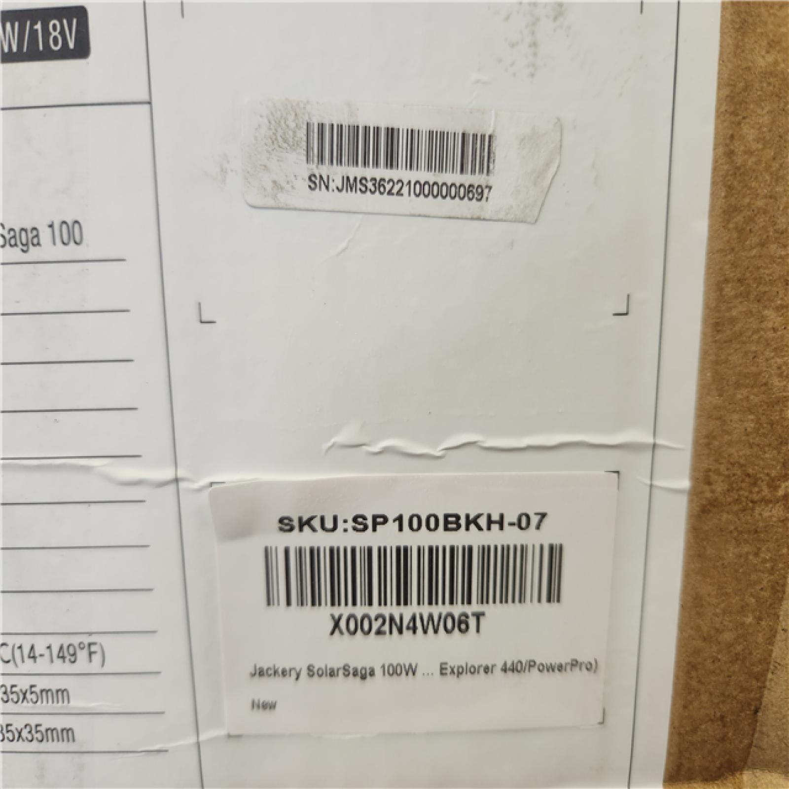 Phoenix NEW Jackery SolarSaga 100  100W Solar Panel Explorer 440/Power Pro (SEALED)