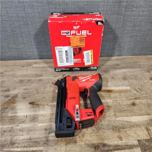 HOUSTON LOCATION - AS-IS Milwaukee M12 FUEL 18 Gauge Compact Brad Nailer (Tool-Only)