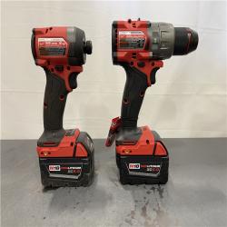 AS-IS - MILWAUKEE FUEL 18V Lithium-Ion Brushless Cordless Hammer Drill and Impact Driver Combo Kit