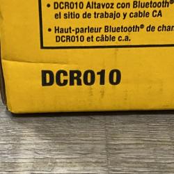 NEW - DEWALT 20V MAX Cordless Bluetooth Speaker (Tool Only)