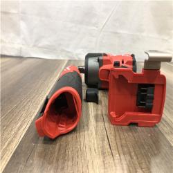 AS-IS Milwaukee FUEL 18V Cordless Mid Torque 1/2 in. Impact Wrench w/ 12 FUEL 3/8 in. Ratchet Combo Kit