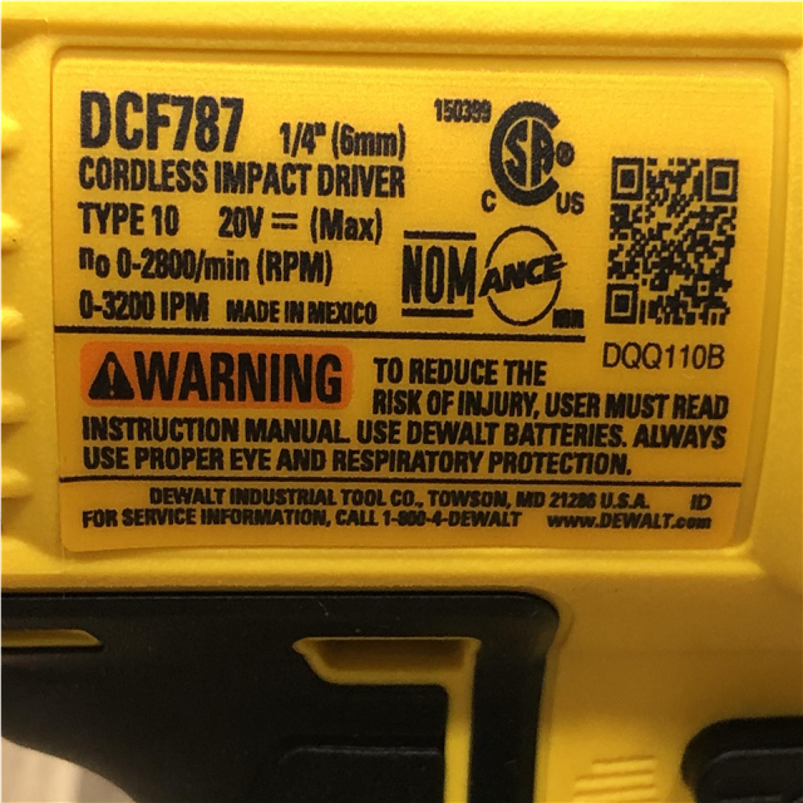 AS-IS DeWalt 20V MAX Cordless Brushed 7 Tool Combo Kit