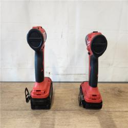 AS-IS- Milwaukee 18-Volt Lithium-Ion Brushless Cordless Compact Hammer Drill/Impact Combo Kit