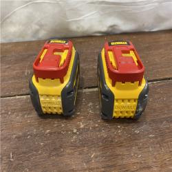 AS-IS DEWALT FLEXVOLT 20V/60V MAX Lithium-Ion 6.0Ah Battery Pack (2 Pack)