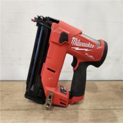 AS-IS- M12 FUEL 12-Volt Lithium-Ion Brushless Cordless 18-Guage Compact Brad Nailer (Tool Only)