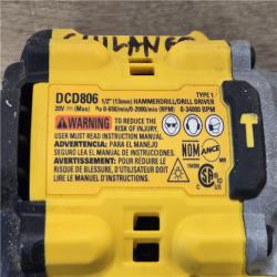 AS-IS DEWALT 20V XR Cordless 1/2 in. Hammer Drill (Tool-Only)