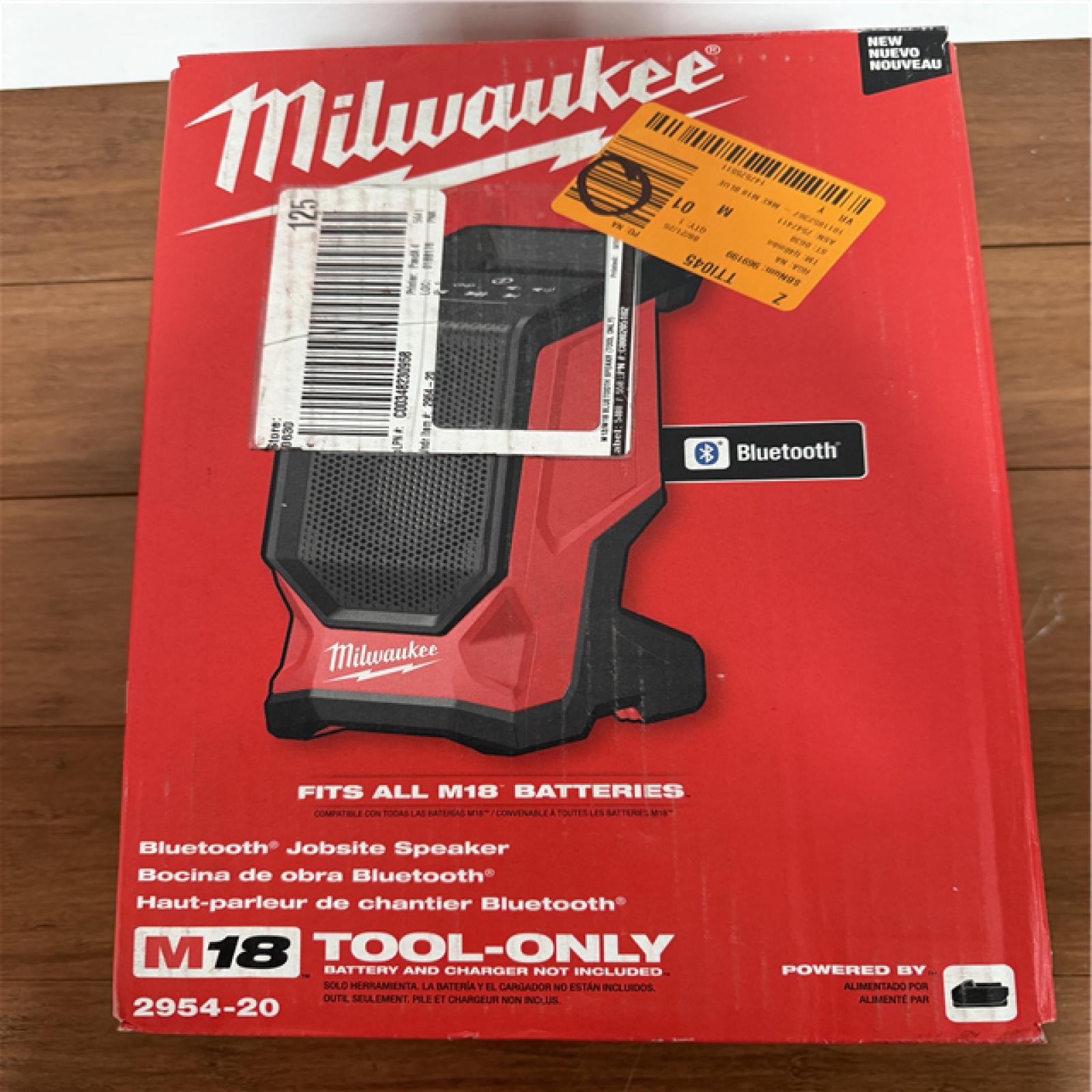 California NEW/Sealed Box Milwaukee Bluetooth Jobsite Speaker