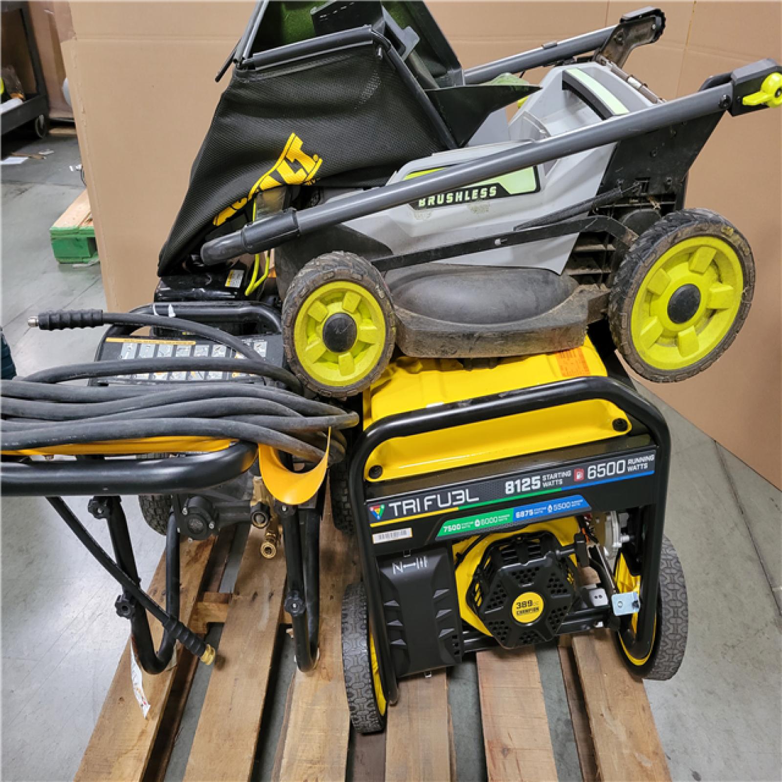 CALIFORNIA AS-IS OUTDOOR POWER EQUIPMENT
