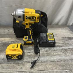AS-IS DEWALT 20V MAX Lithium-Ion Cordless 1/2 in. Impact Wrench Kit