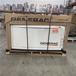 DALLAS LOCATION- GENERAC 22kW - Dual Fuel Air- Cooled Whole House Home Standby Generator With Transfer Switch