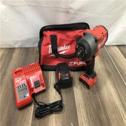 AS-IS Milwaukee  FUEL 18V Lithium-Ion Brushless Cordless 1/2 in. Impact Wrench w/Friction Ring Kit
