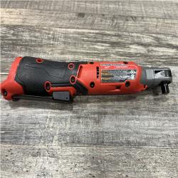 AS-IS Milwaukee FUEL 12V Lithium-Ion Compact 3/8 in. Cordless Ratchet (Tool-Only)