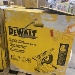 Dallas Location - As-Is DEWALT 15 Amp Corded 12 in. Double Bevel Sliding Compound Miter Saw
