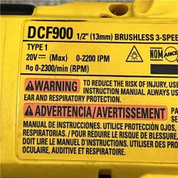 AS-IS DEWALT 20V MAX Lithium-Ion Cordless 1/2 in. Impact Wrench Kit