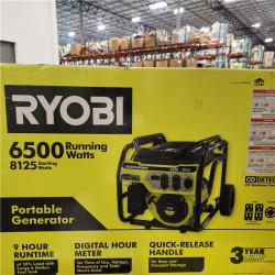 Dallas Location - NEW-  RYOBI 6,500-Watt Gasoline Powered Portable Generator