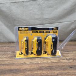 AS-IS DEWALT 20V MAX Battery Lithium Ion 3 Pack - DCB346-3