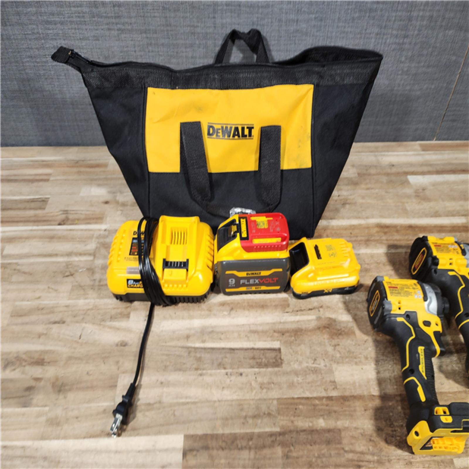 HOUSTON LOCATION - AS - IS DEWALT 2 TOOL COMBO KIT W/ (2) BATTERY & CHARGER