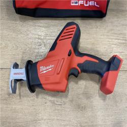 AS-IS Milwaukee M18 18-Volt Lithium-Ion Cordless Hackzall Reciprocating Saw W/ M18 Starter Kit W/ (1) 5.0Ah Battery and Charger