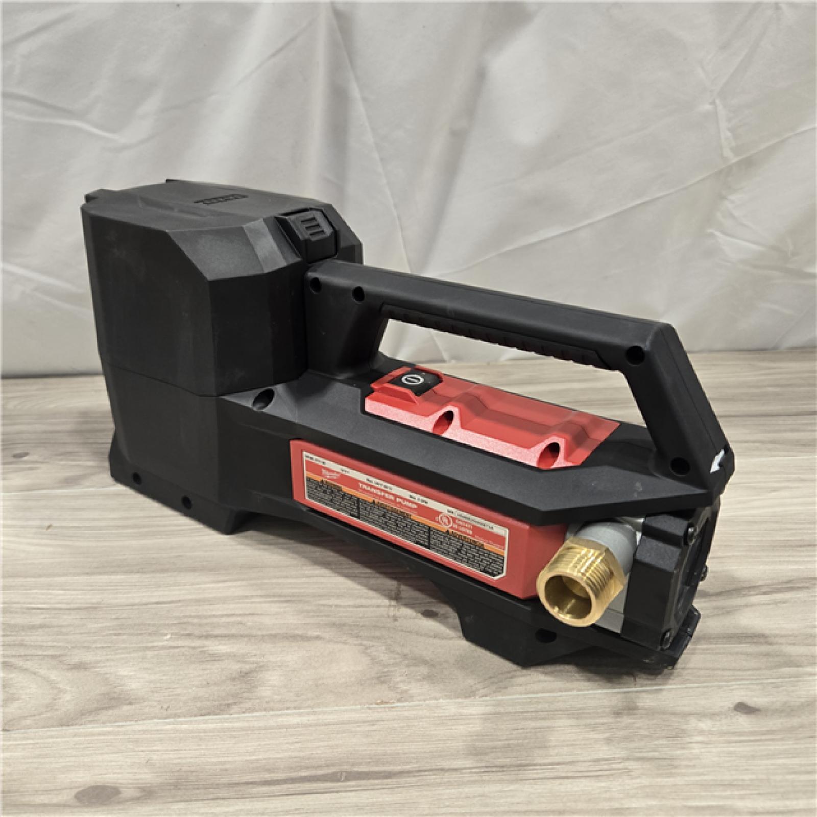 AS-IS Milwaukee 18V 1/4 HP Lithium-Ion Cordless Transfer Pump (Tool Only)