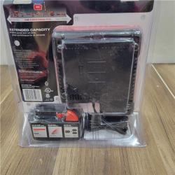 AS-IS Milwaukee M18 18-Volt Lithium-Ion XC Starter Kit with (1) 5.0Ah Battery and Charger