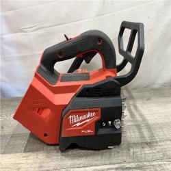 AS-IS Milwaukee FUEL 14 in. 18V Lithium-Ion Brushless Cordless Battery Top Handle Chainsaw (Tool Only)