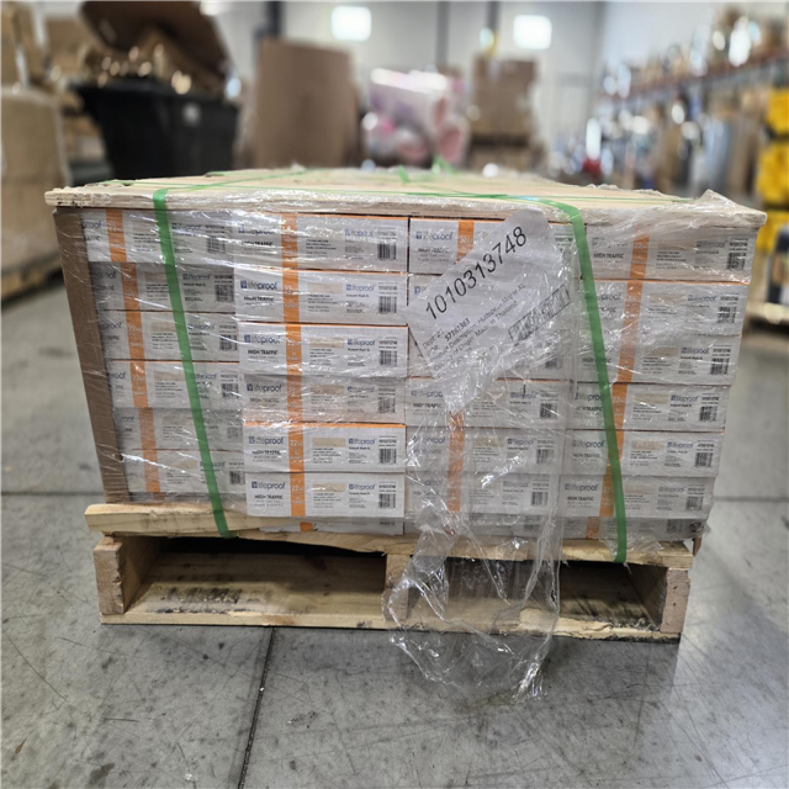 DALLAS LOCATION -Lifeproof Hudspeth Maple 22 MIL x 8.7 in. W x 59 in. L Waterproof Click Lock Luxury Vinyl Plank Flooring (25 sq. ft./Case)PALLET-(28 CASES)