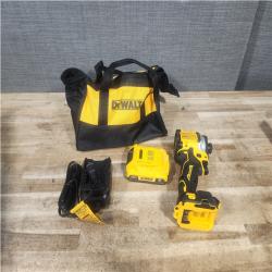 Houston Location AS-IS DEWALT ATOMIC 20V MAX Lithium-Ion Cordless 1/4 in. Brushless Impact Driver Kit