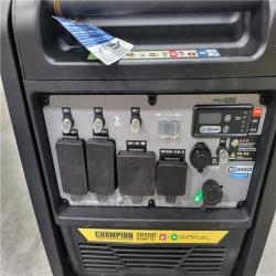 CALIFOR IA AS-IS NEW CHAMPION 6500-WATT GENERATOR W/ CO SHIELD