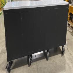 DALLAS LOCATION- AS-IS HUSKY MATTE BLACK MOBILE WORKBENCH