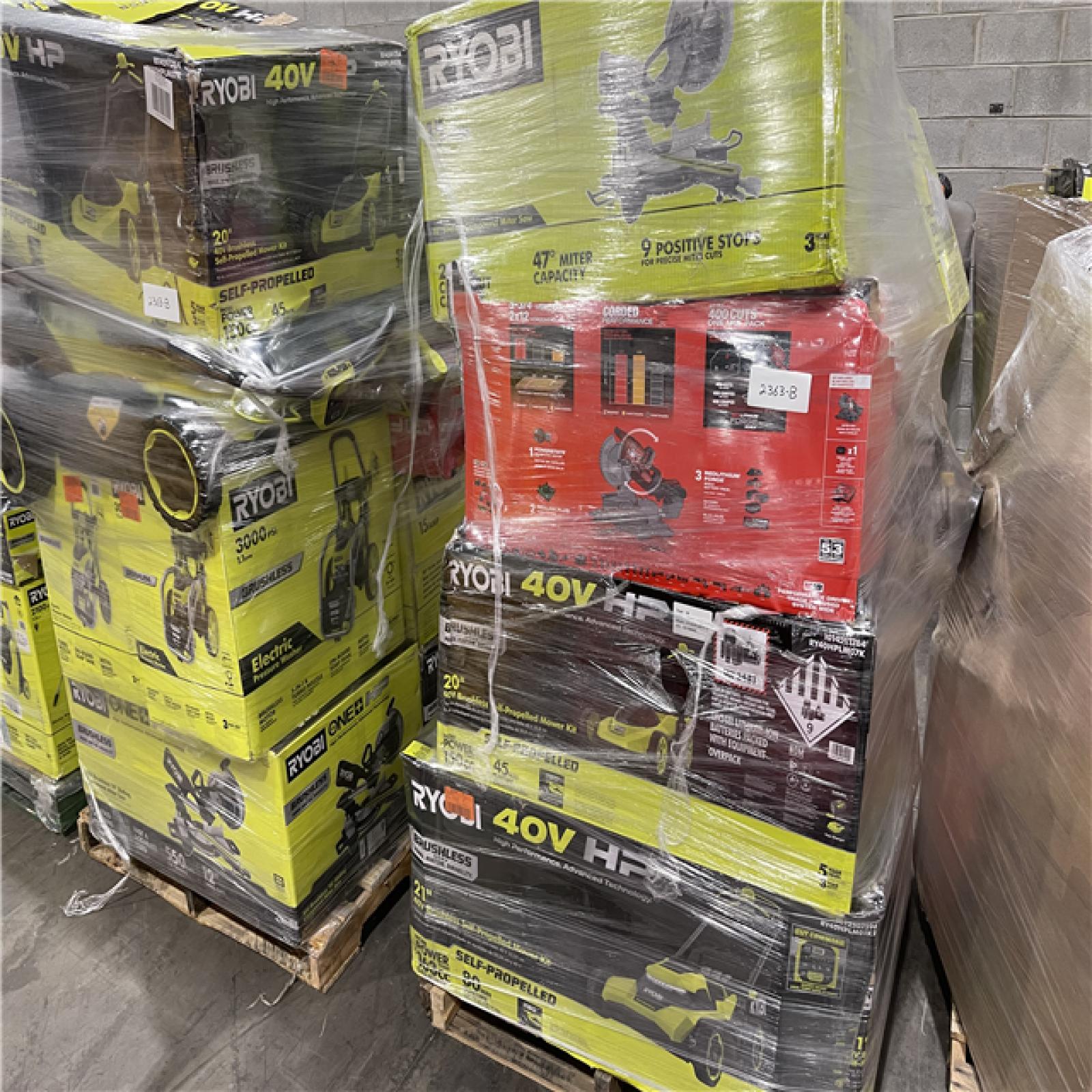 Pittston Location As-Is Power Tools Partial Truckload (14 pallets) 2363-B