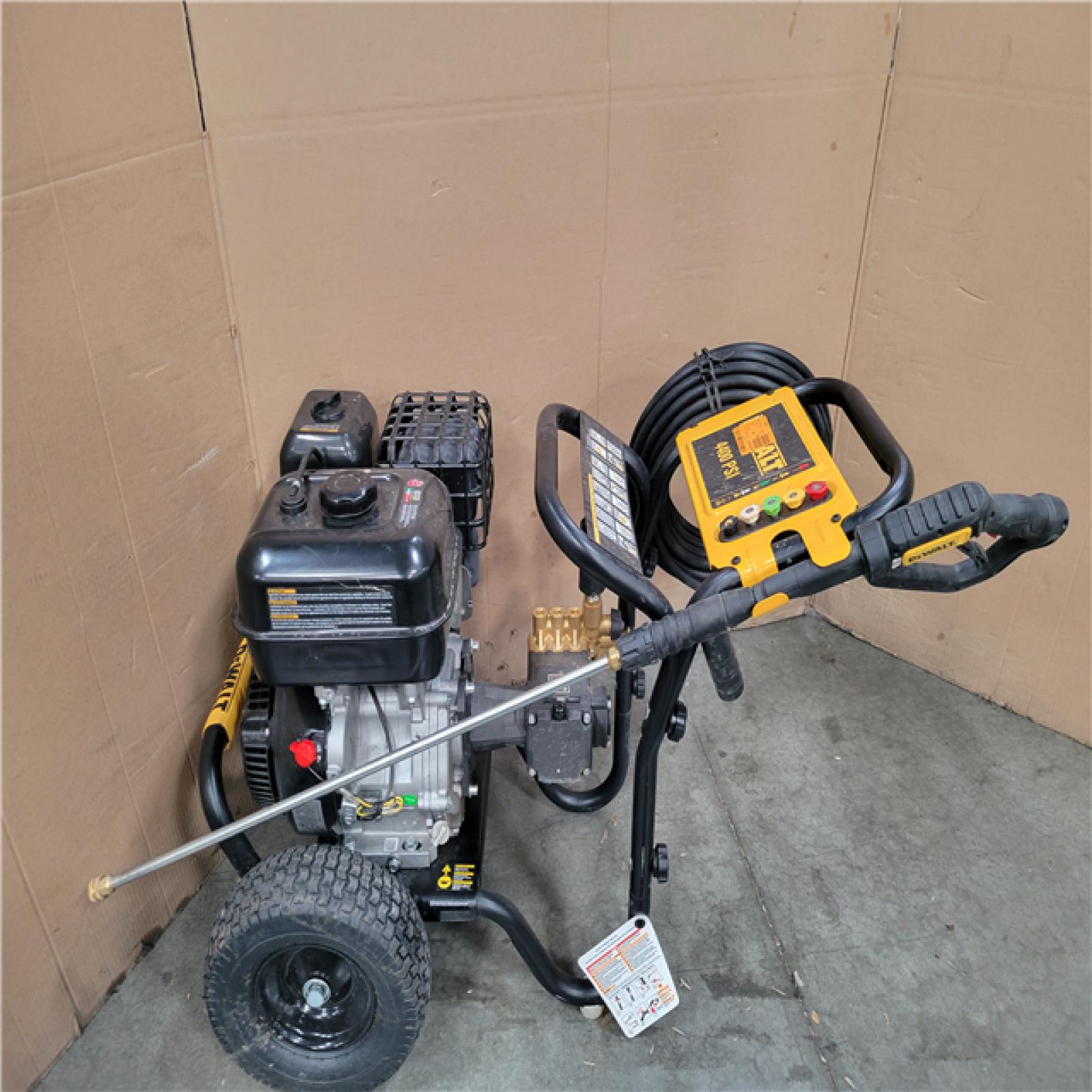 CALIFORNIA AS-IS DEWALT 4400 PSI PRESSURE WASHER