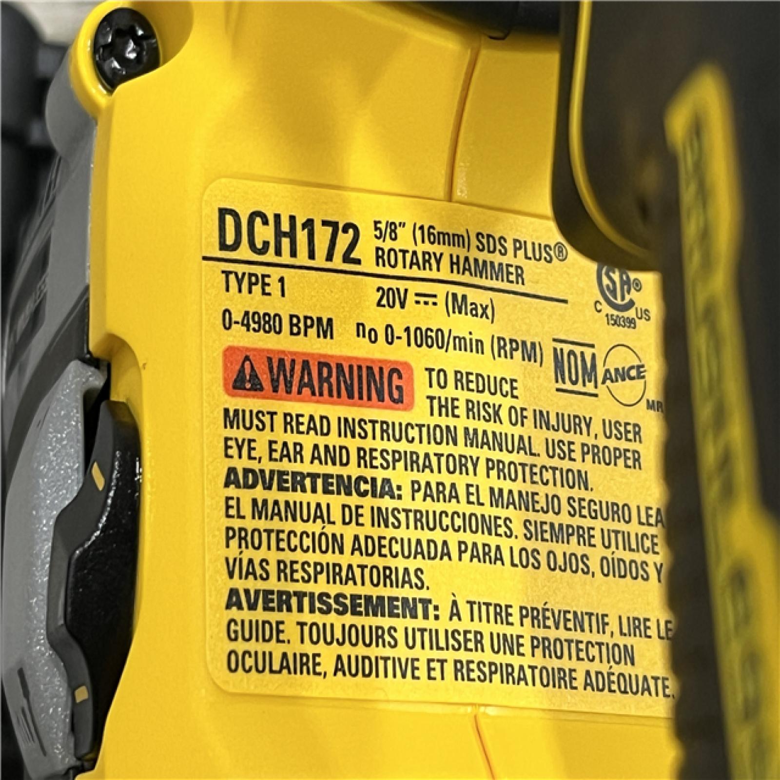 AS-IS DEWALT ATOMIC 20V MAX Cordless Brushless Ultra-Compact 5/8 in. SDS Plus Hammer Drill (Tool Only)