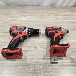 AS-IS Milwaukee 18V Cordless 2-Tool Drill/Driver and Impact Driver Kit