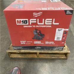 NEW- M18 FUEL 18V 10 in. Lithium-Ion Brushless Cordless Dual Bevel Sliding Compound Miter Saw Kit with One 8.0 Ah Battery