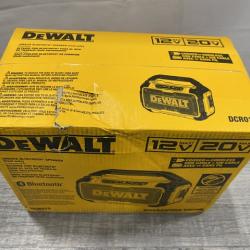 NEW - DEWALT 20V MAX Cordless Bluetooth Speaker (Tool Only)