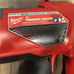 AS-IS Milwaukee FUEL 3-1/2 in. 18-Volt 21-Degree Lithium-Ion Brushless Cordless Framing Nailer (Tool-Only)