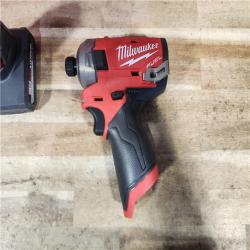 HOUSTON LOCATION - AS - IS Milwaukee FUEL SURGE 12V Lithium-Ion Brushless Cordless 1/4 in. Hex Impact Driver Compact Kit
