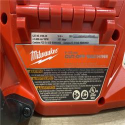 AS-IS Milwaukee FUEL ONE-KEY 18V Lithium-Ion Brushless Cordless 9 in. Cut Off Saw Kit