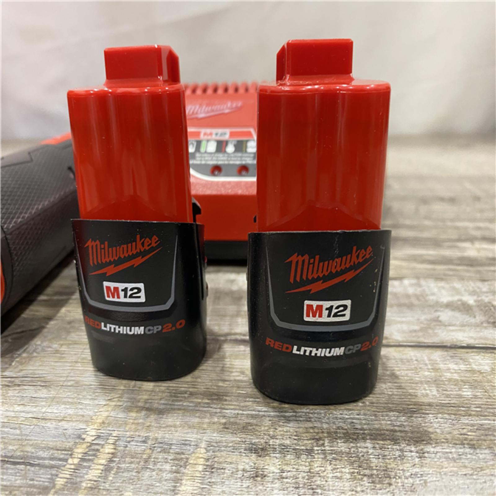 AS-IS Milwaukee FUEL 12V Lithium-Ion Brushless Cordless High Speed 3/8 in. Ratchet Kit