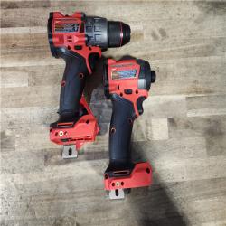 HOUSTON LOCATION - AS-IS (APPEARS LIKE NEW) Milwaukee FUEL 18V Lithium-Ion Brushless Cordless Hammer Drill and Impact Driver Combo Kit
